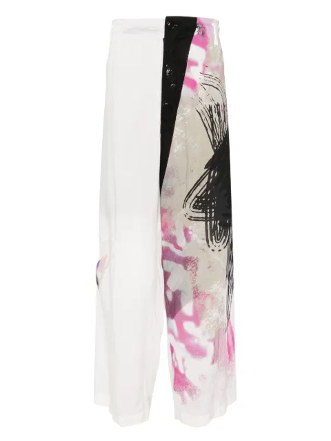 Yohji Yamamoto 프린트 팬츠