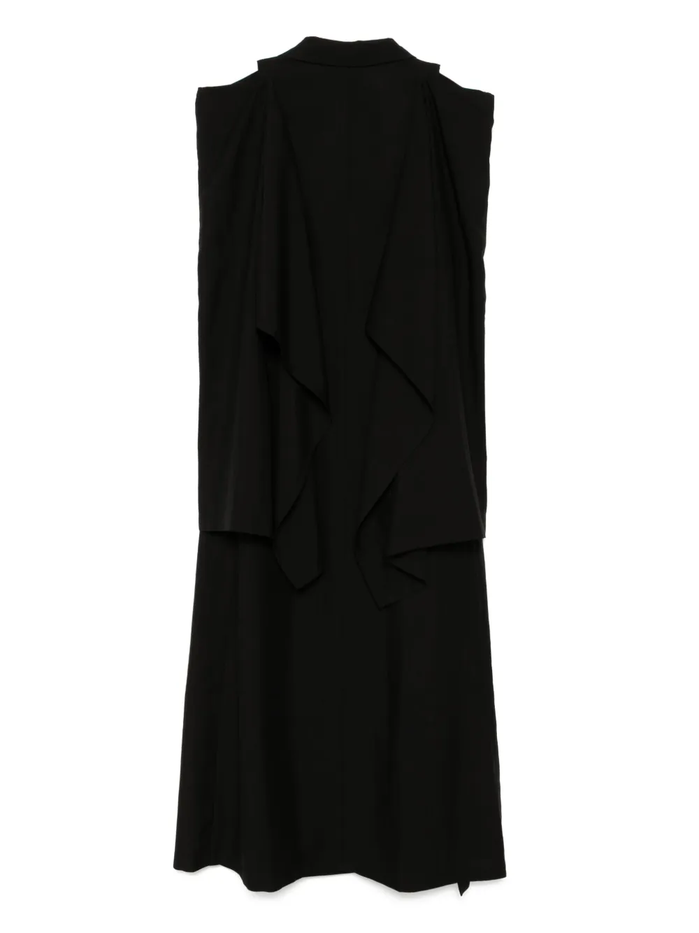 Yohji Yamamoto twisted gabardine coat | Single Breasted Coats | Image 2