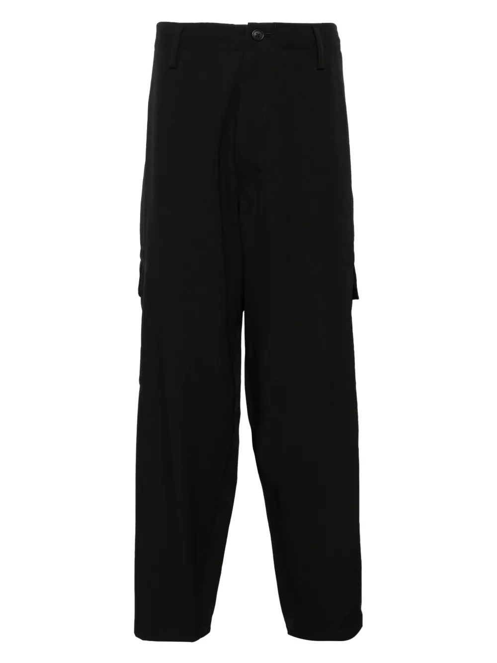 Yohji Yamamoto wool gabardine trousers | Black | Image 1