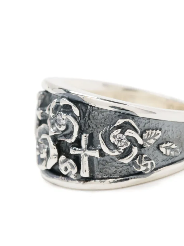 Yohji Yamamoto Rose Ring | Silver | FARFETCH