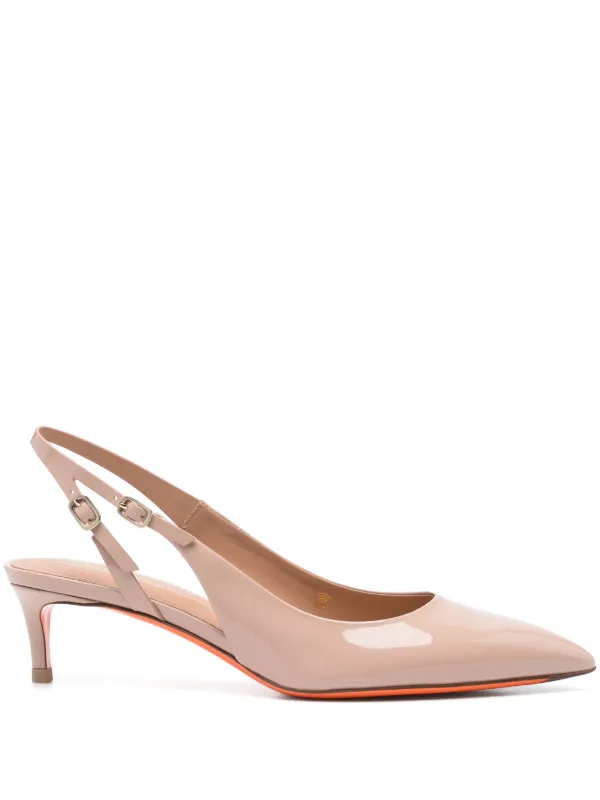 Santoni 45mm Audrey Pumps in Pink
