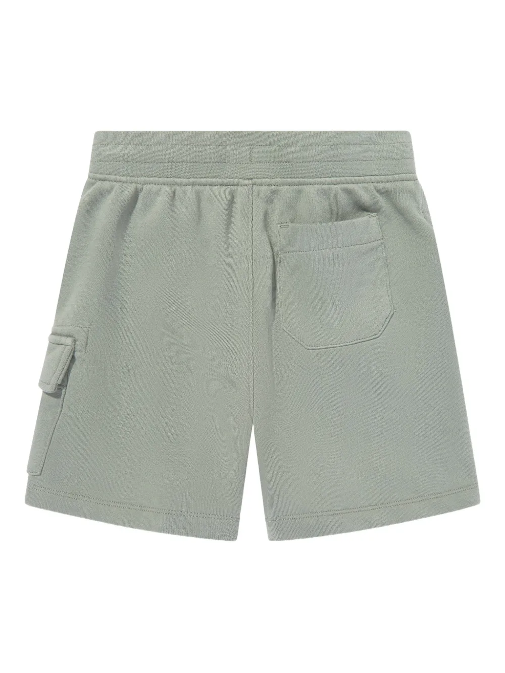 C.P. Company Kids Shorts met logopatch Groen