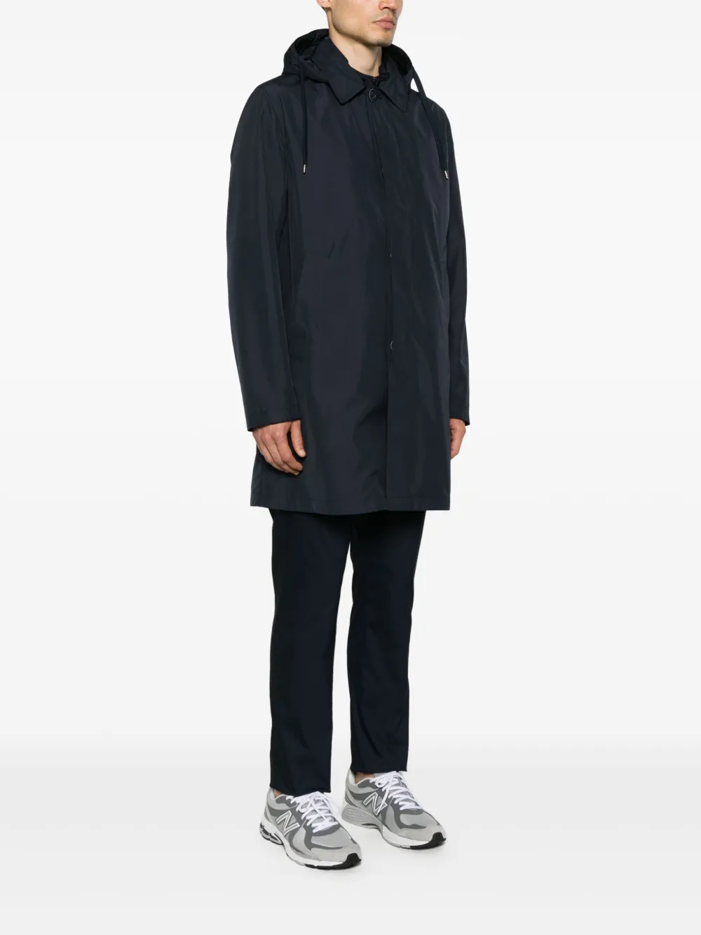 Herno Parka met capuchon Blauw