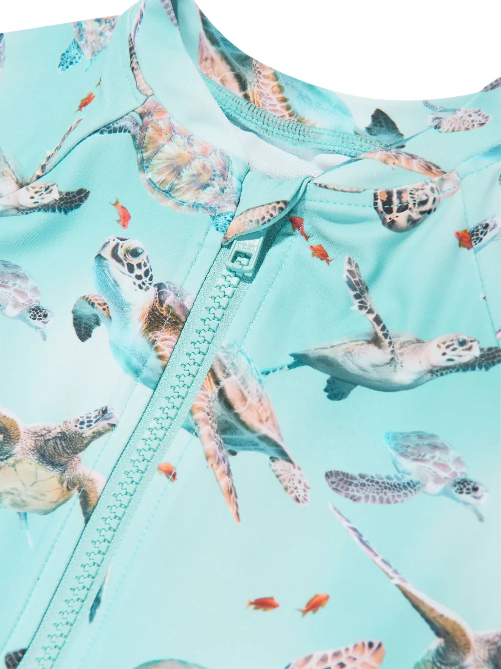 Molo Badpak met schildpadprint Blauw