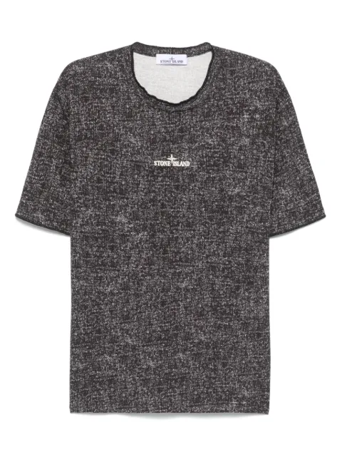 Stone Island logo-embroidered T-shirt