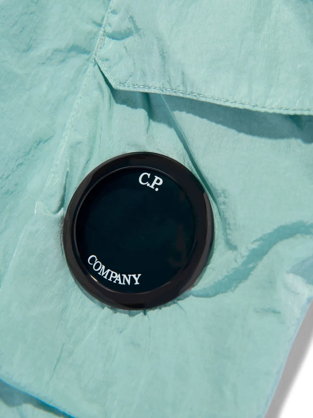 C.P. Company Kids Shorts met lensdetail Groen