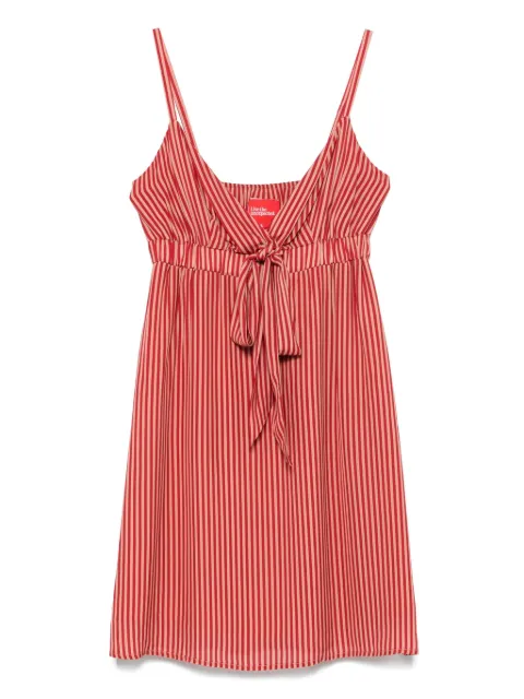 Merci vestido corto con rayas estampadas