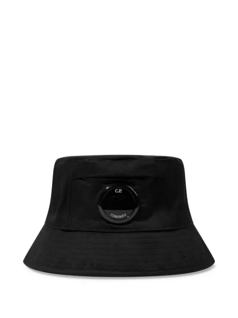C.P. Company Kids gorro de pescador con parche del logo