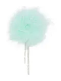 LIU JO feather-detail brooch - Green