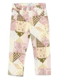 ETRO KIDS patchwork-print trousers - Pink