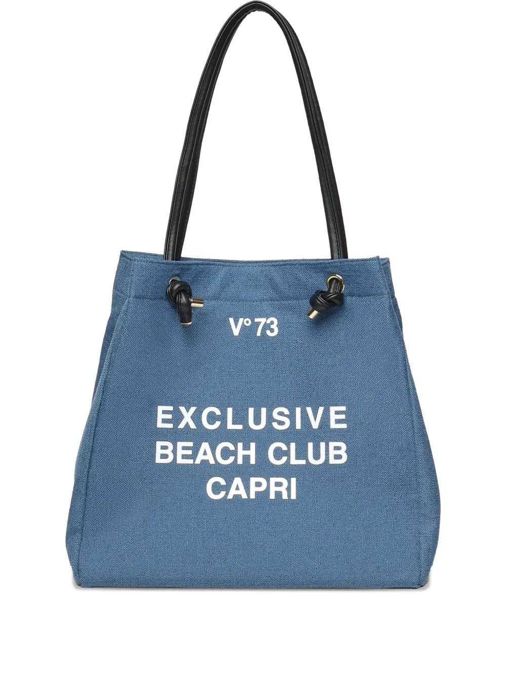 V°73 Beach Club-print tote bag | Blue | Image 1