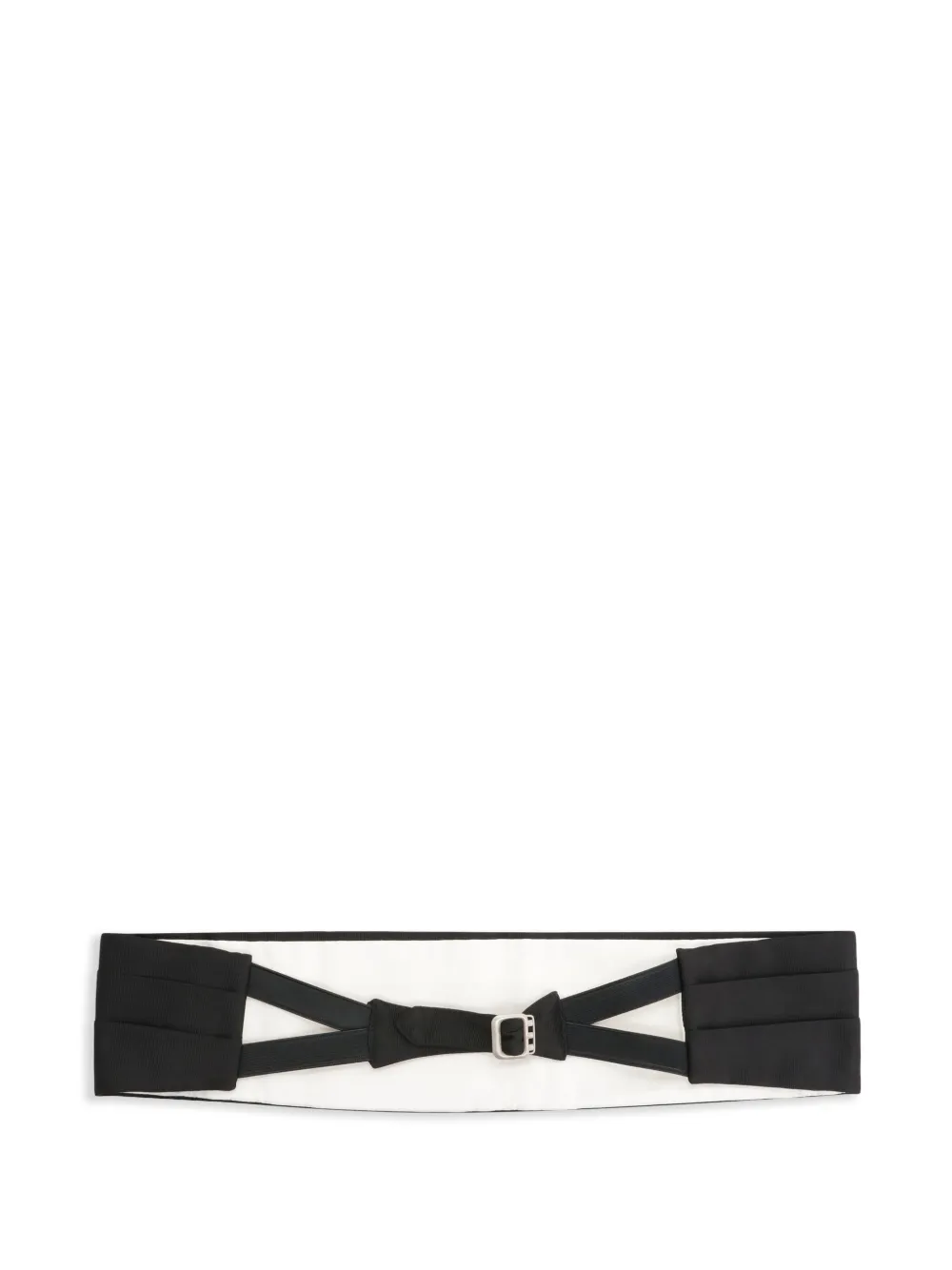 Vidoni silk tuxedo belt - Zwart