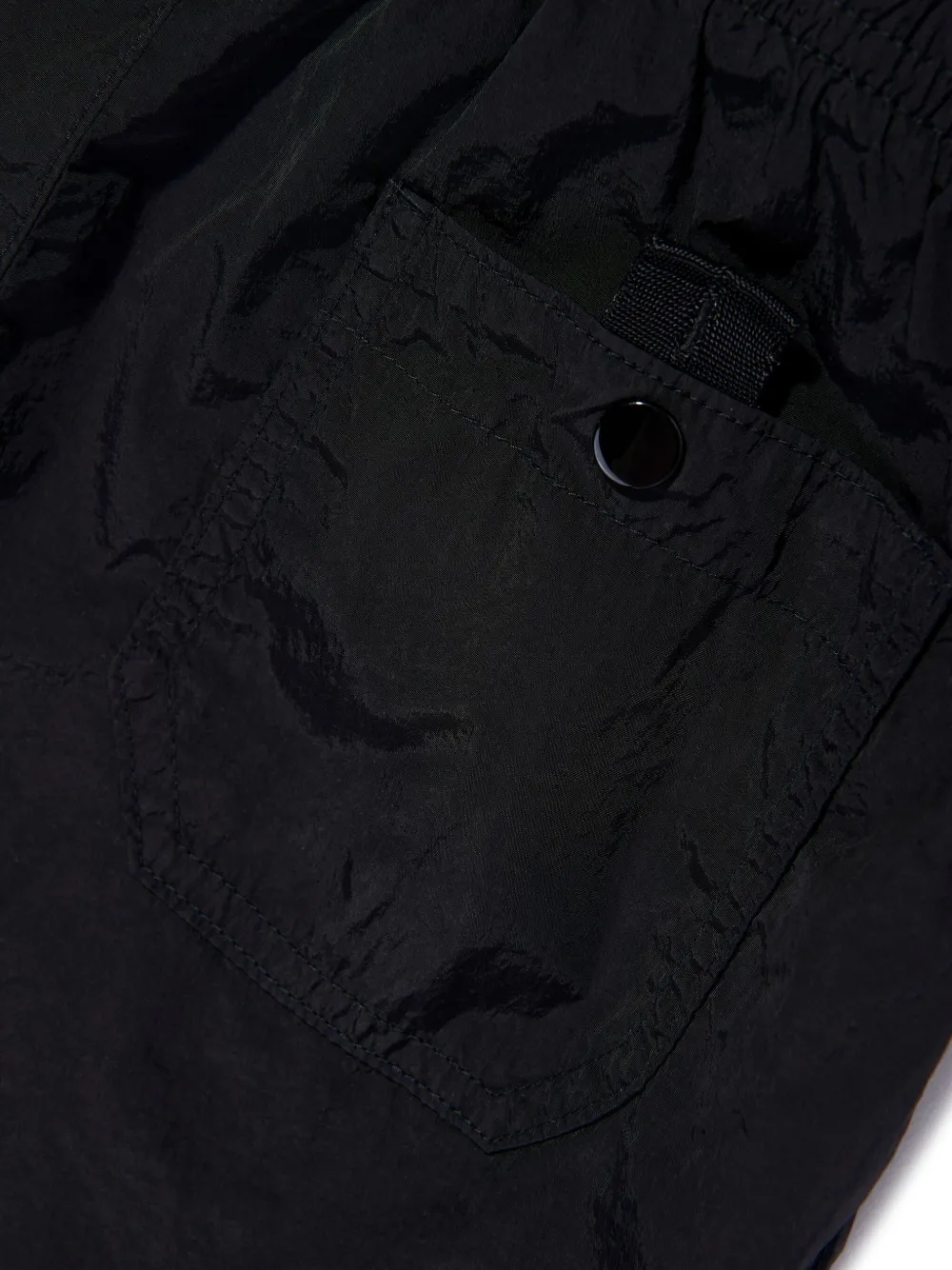 C.P. Company Kids Shorts met geborduurd logo Zwart