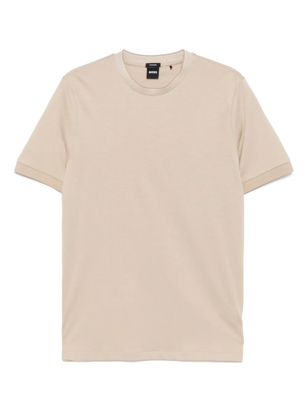BOSS playera con cuello redondo | marrón | Image 1
