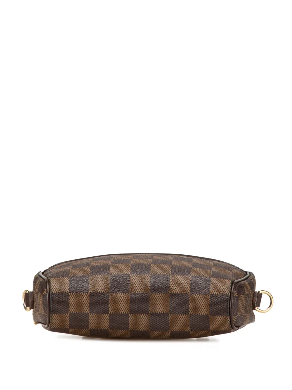 Pre-owned Louis Vuitton 2006 Damier Ebene Ipanema Pochette Crossbody Bag In 褐色