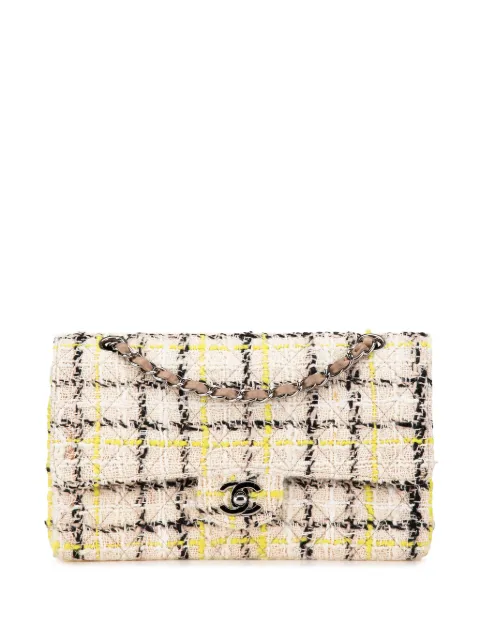 CHANEL Pre-Owned 2004-2005 Medium Classic Tweed Double Flap shoulder bag