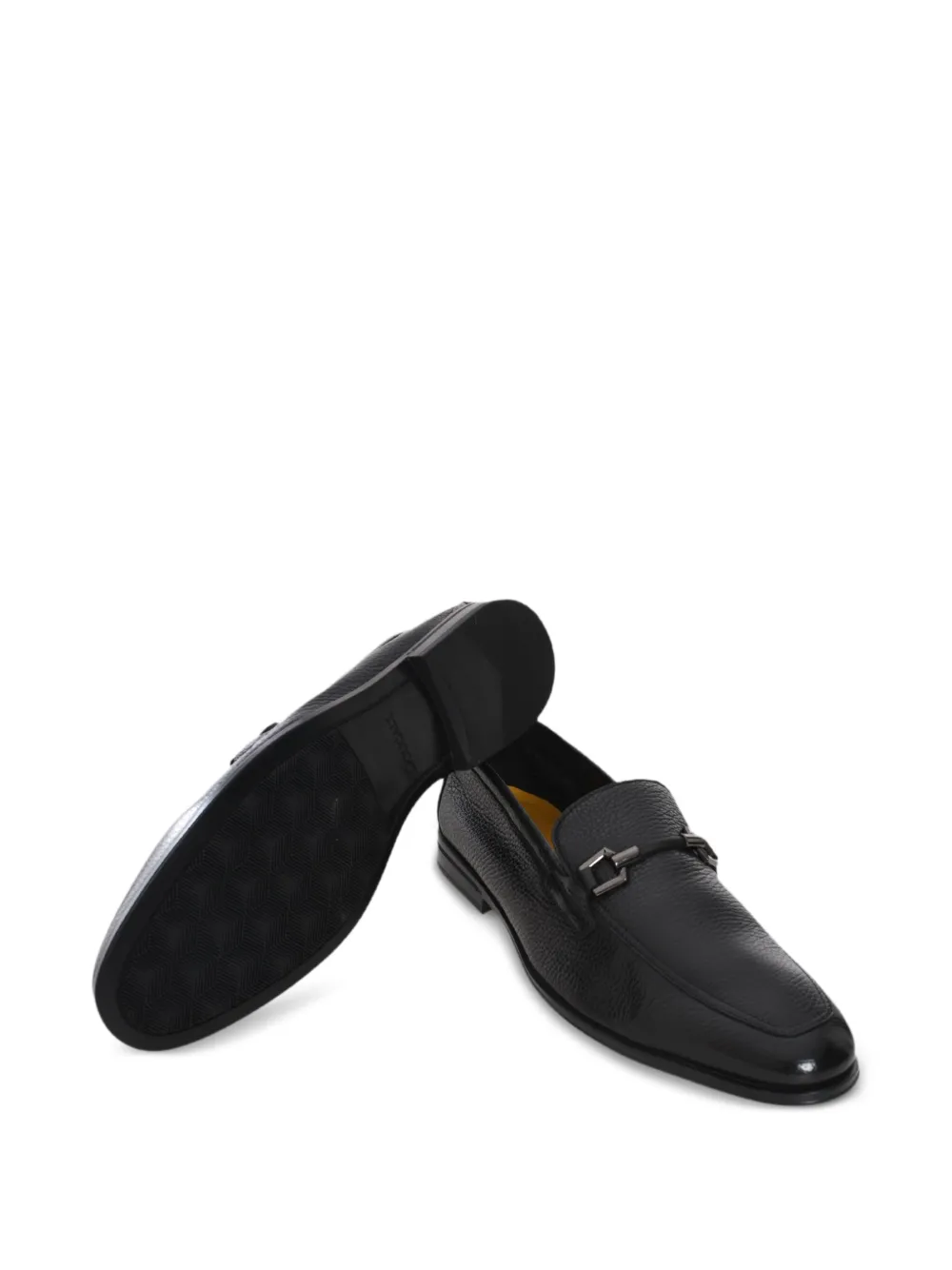 Doucal's leather loafers Black