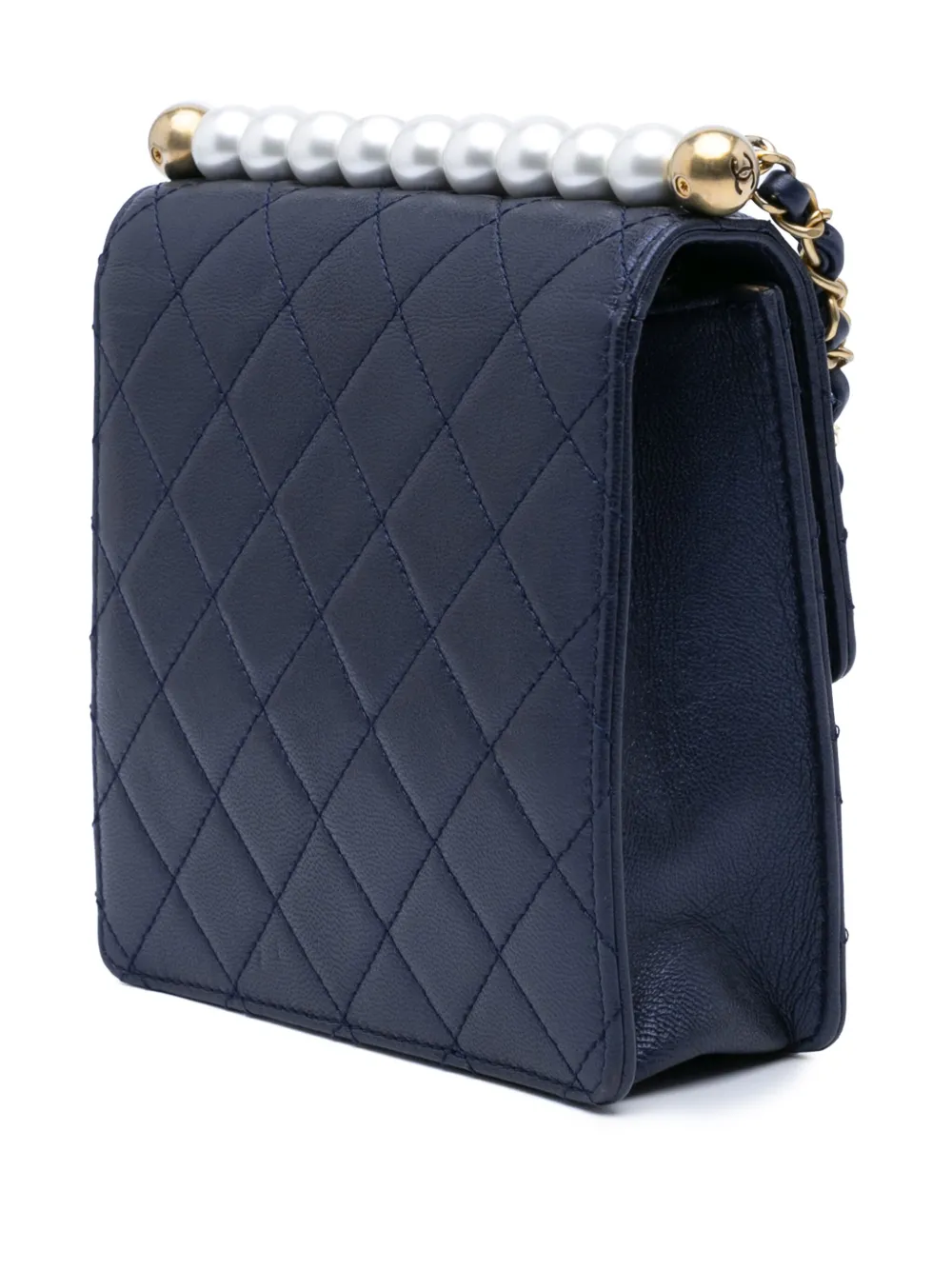 CHANEL Pre-Owned 2019 Small Lambskin Chic Pearls Flap crossbody bag | Pre-Owned | Image 2