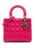 Christian Dior Pre-Owned 2014 Medium Lambskin Cannage Lady Dior satchel - Pink