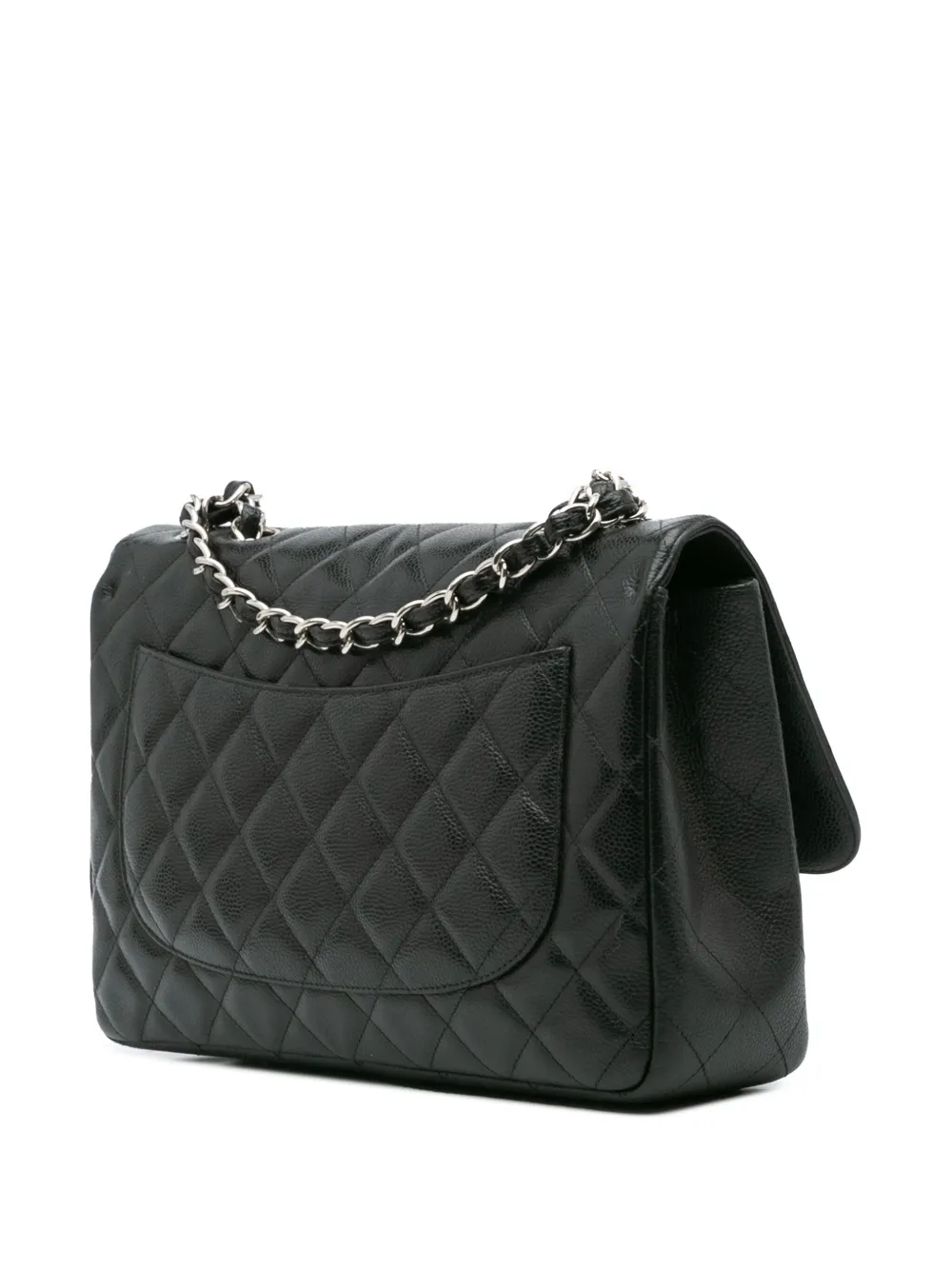 CHANEL Pre-Owned 2009-2010 Jumbo Classic Caviar Single Flap shoulder bag | Pre-Owned | Image 2