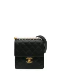 CHANEL Pre-Owned 2019 Small Lambskin Chic Pearls Flap crossbody bag - Black