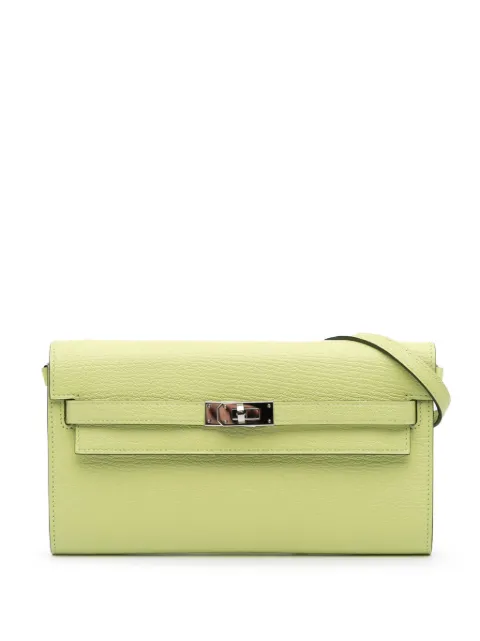 Hermès Pre-Owned 2021 Chevre Mysore Kelly To Go Wallet crossbody bag