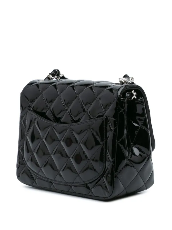 CHANEL Pre-Owned 2013-2014 ミニ スクエア クラシック パテント
