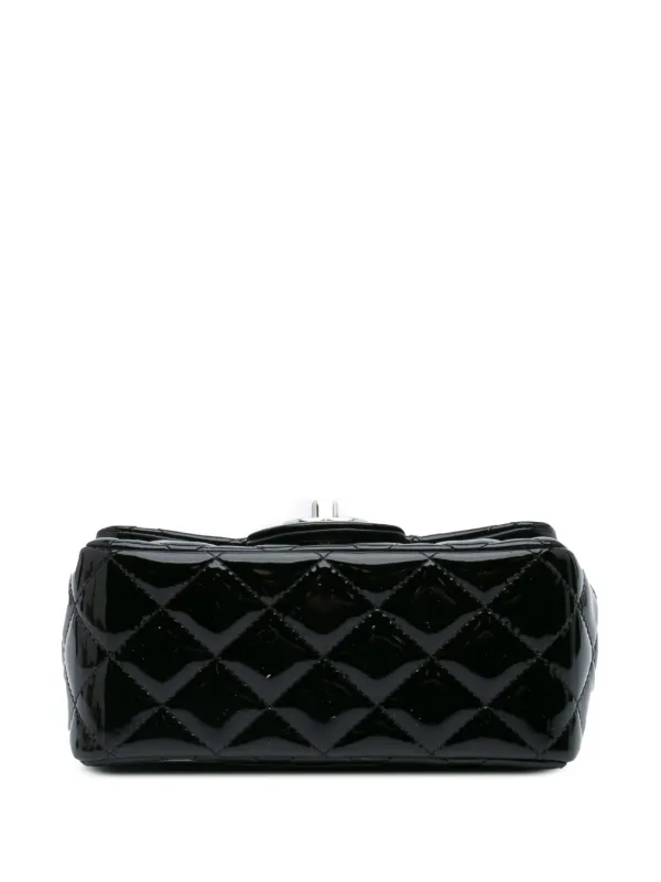 CHANEL Pre-Owned 2013-2014 ミニ スクエア クラシック パテント