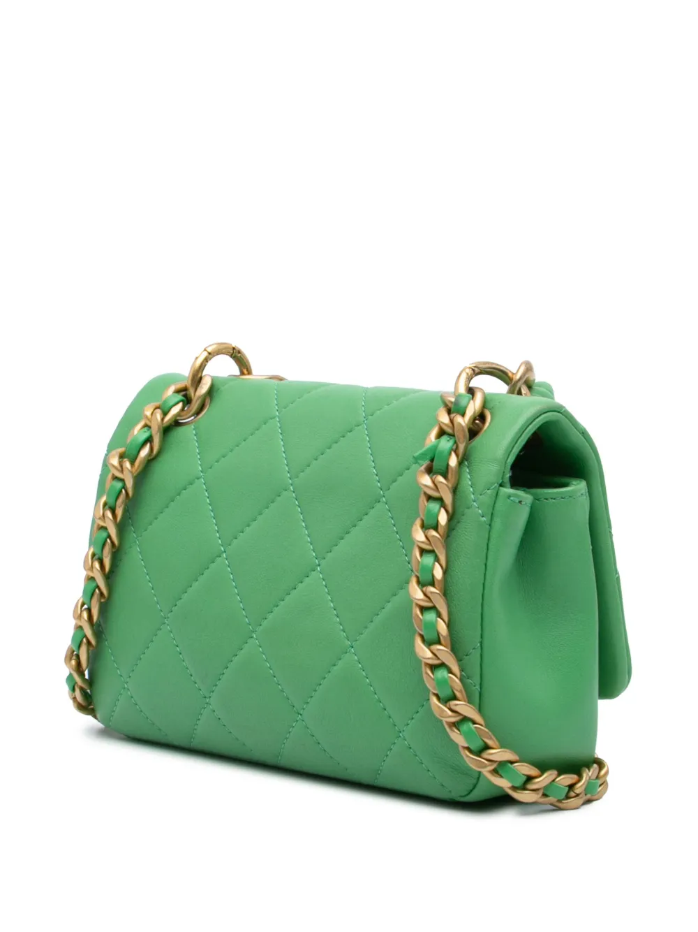 CHANEL Pre-Owned 2021 Small Quilted Lambskin Chain Is More Flap satchel | Pre-Owned | Image 2