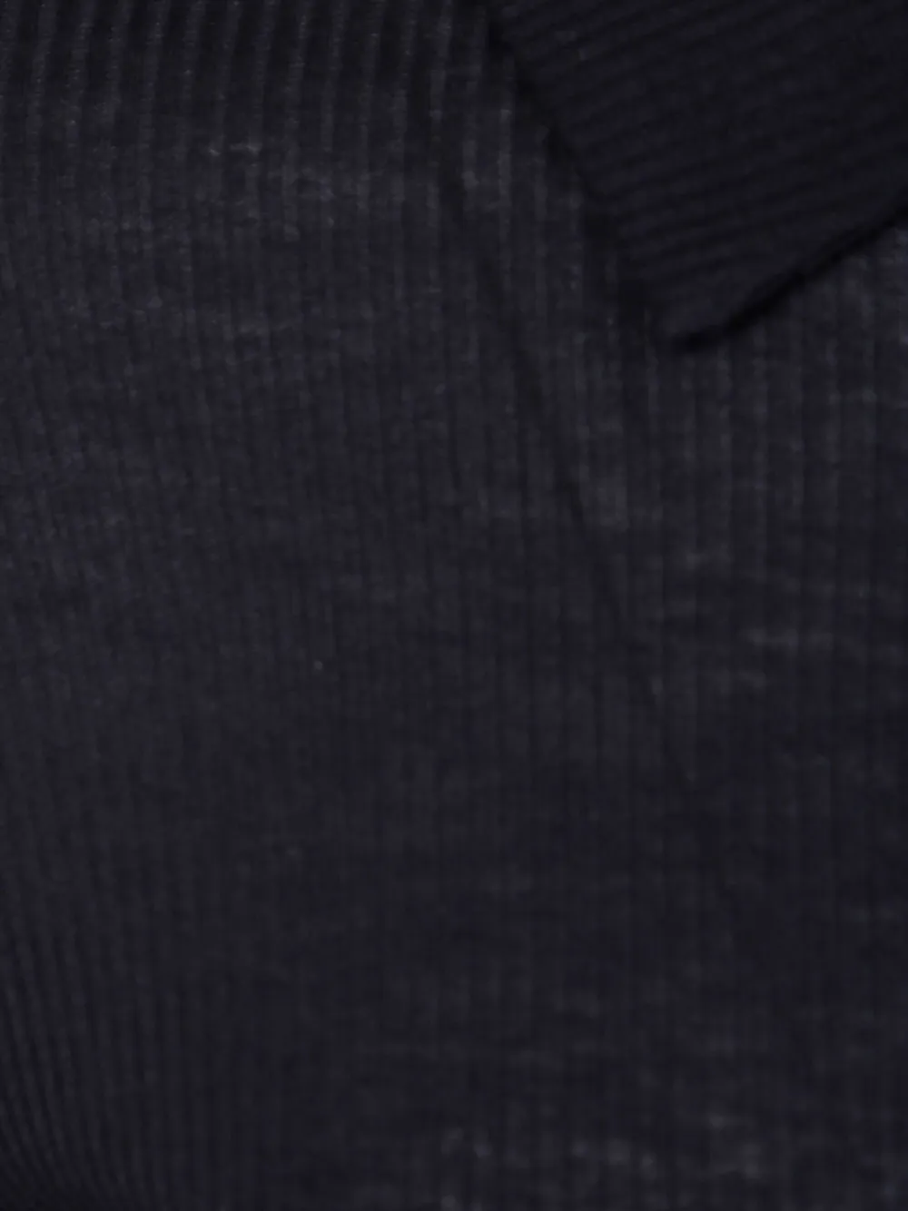 Shop Majestic Ribbed-knit Shirt In Schwarz