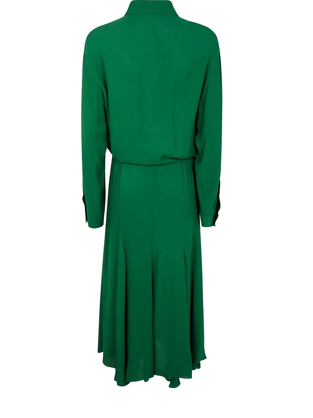 Nº21 Jurk met ceintuur - Groen