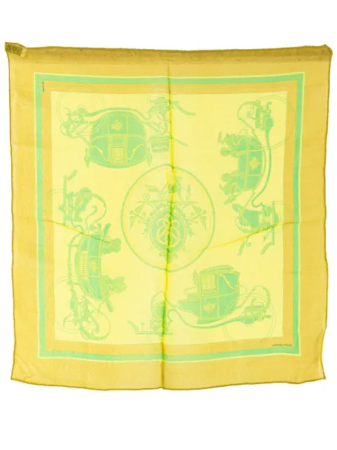 Hermès Pre-Owned mascada 20th Century Ex Libris Silk Scarf