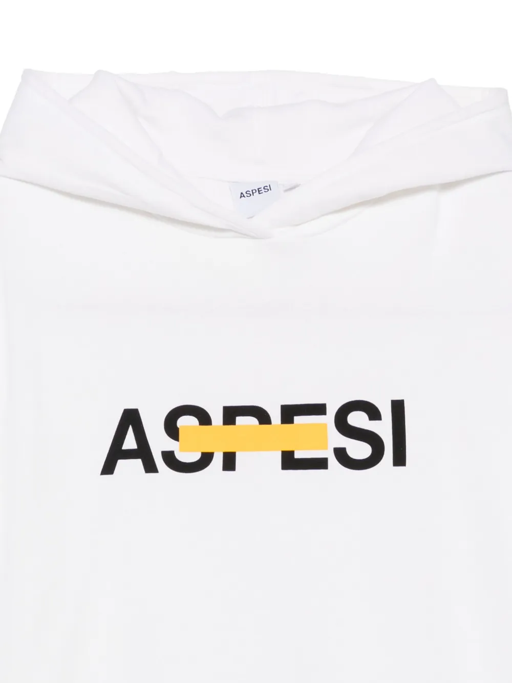 Aspesi Kids Hoodie met logoprint Wit