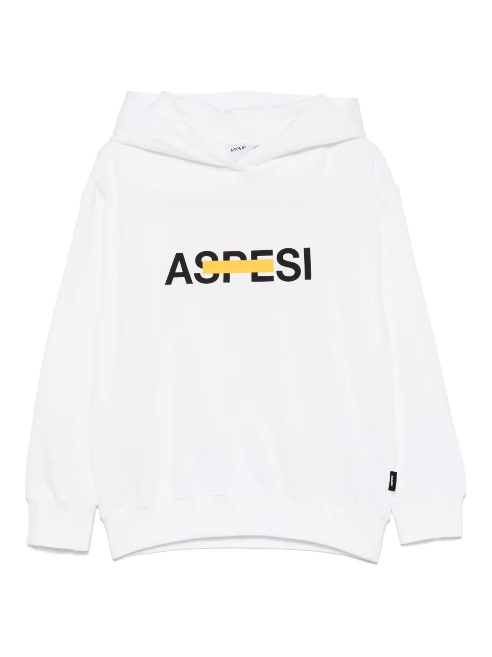 Aspesi Kids Hoodie met logoprint Wit
