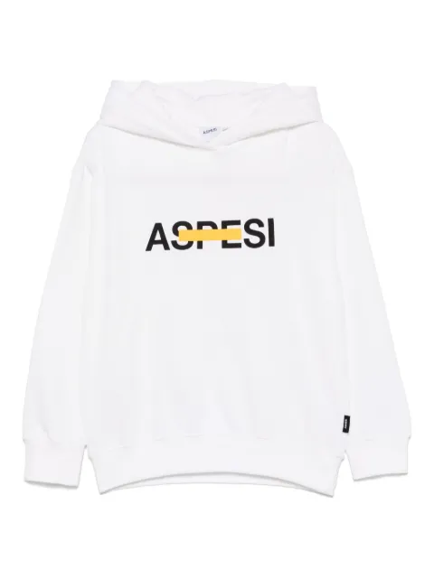 Aspesi Kids hoodie con logo estampado