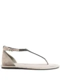 Brunello Cucinelli Monili-chain sandals - Neutrals