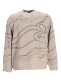 Emporio Armani crew-neck sweatshirt - Neutrals