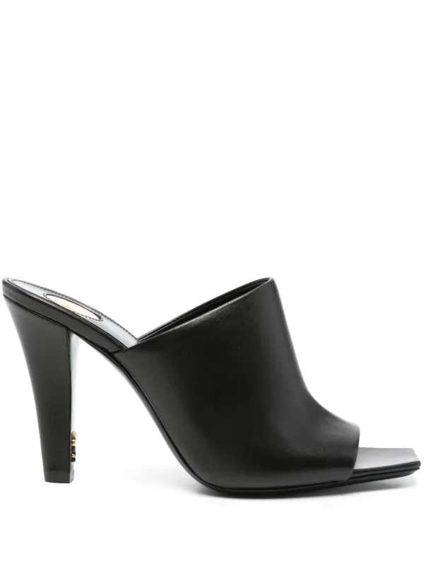 Saint Laurent 95 Jill Heeled Sandals in Black