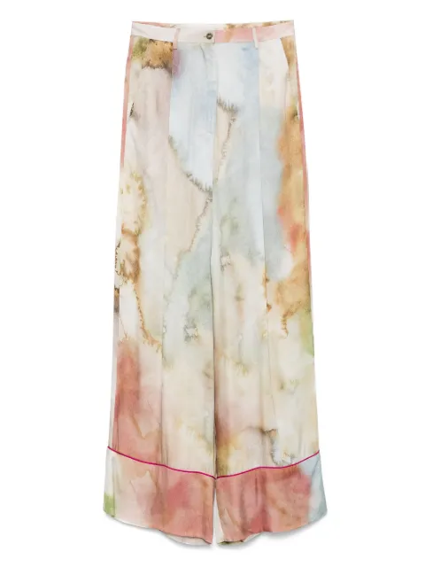 Merci abstract-print trousers