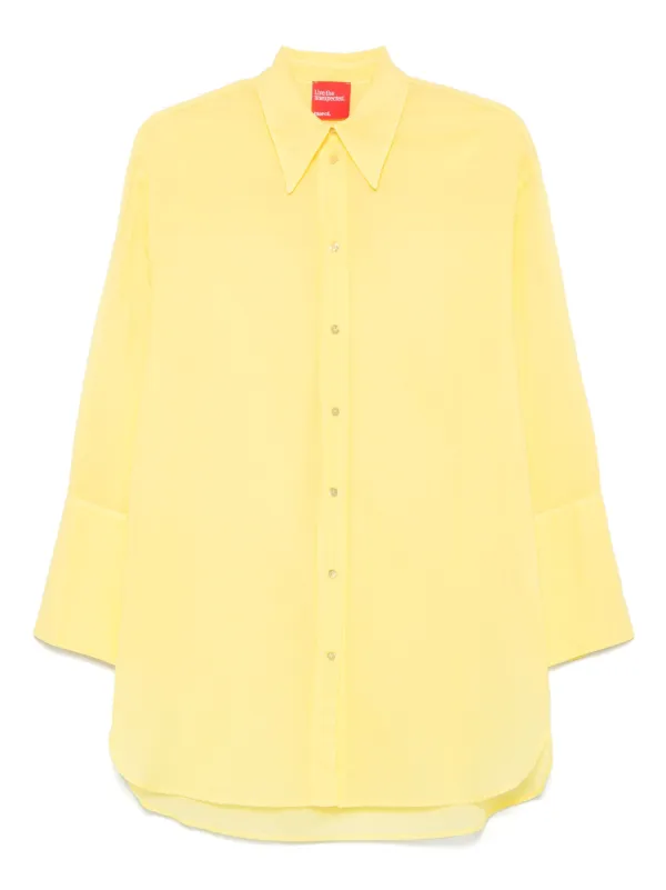 Merci Cotton Shirt | Yellow | FARFETCH