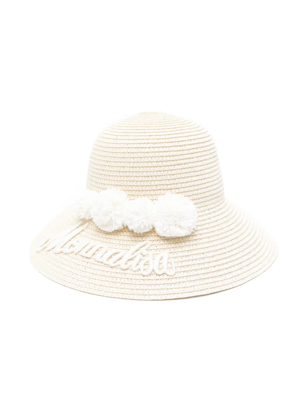 Monnalisa floral-appliqué hat | Neutrals | Image 1