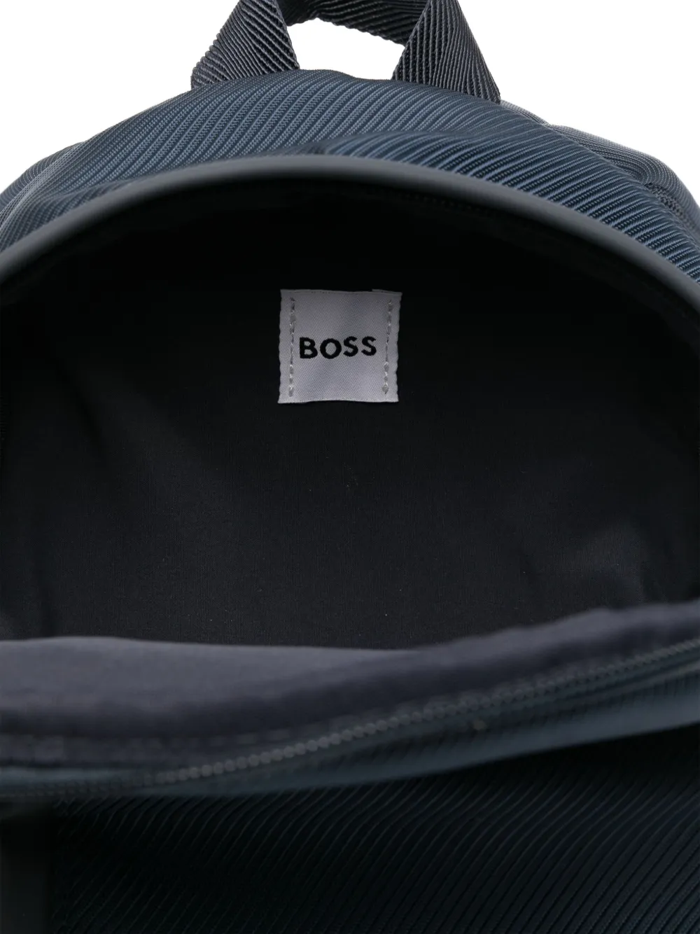 BOSSWEAR RUBBERISED-LOGO BACKPACK