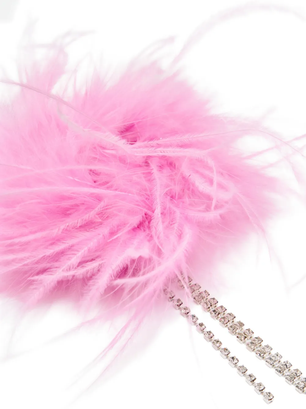 Liu •jo Brooch With Feathers In 粉色