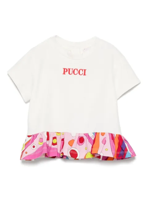 PUCCI Junior ruffled-trim T-shirt