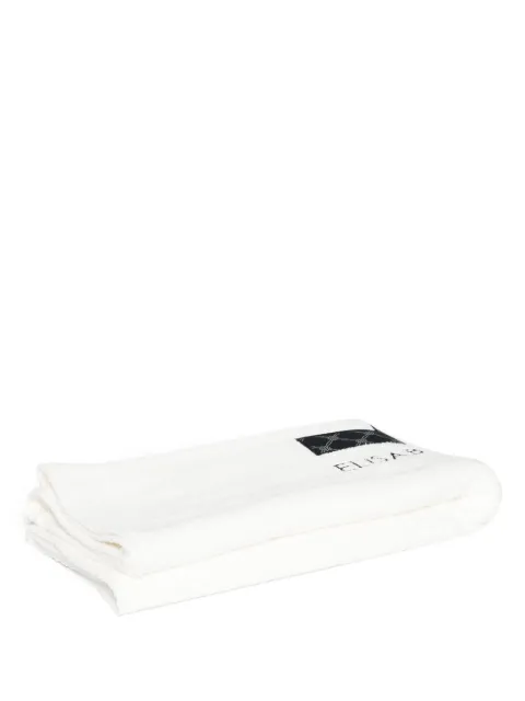 Elisabetta Franchi La Mia Bambina logo-embroidered towel (155cm x 90cm)