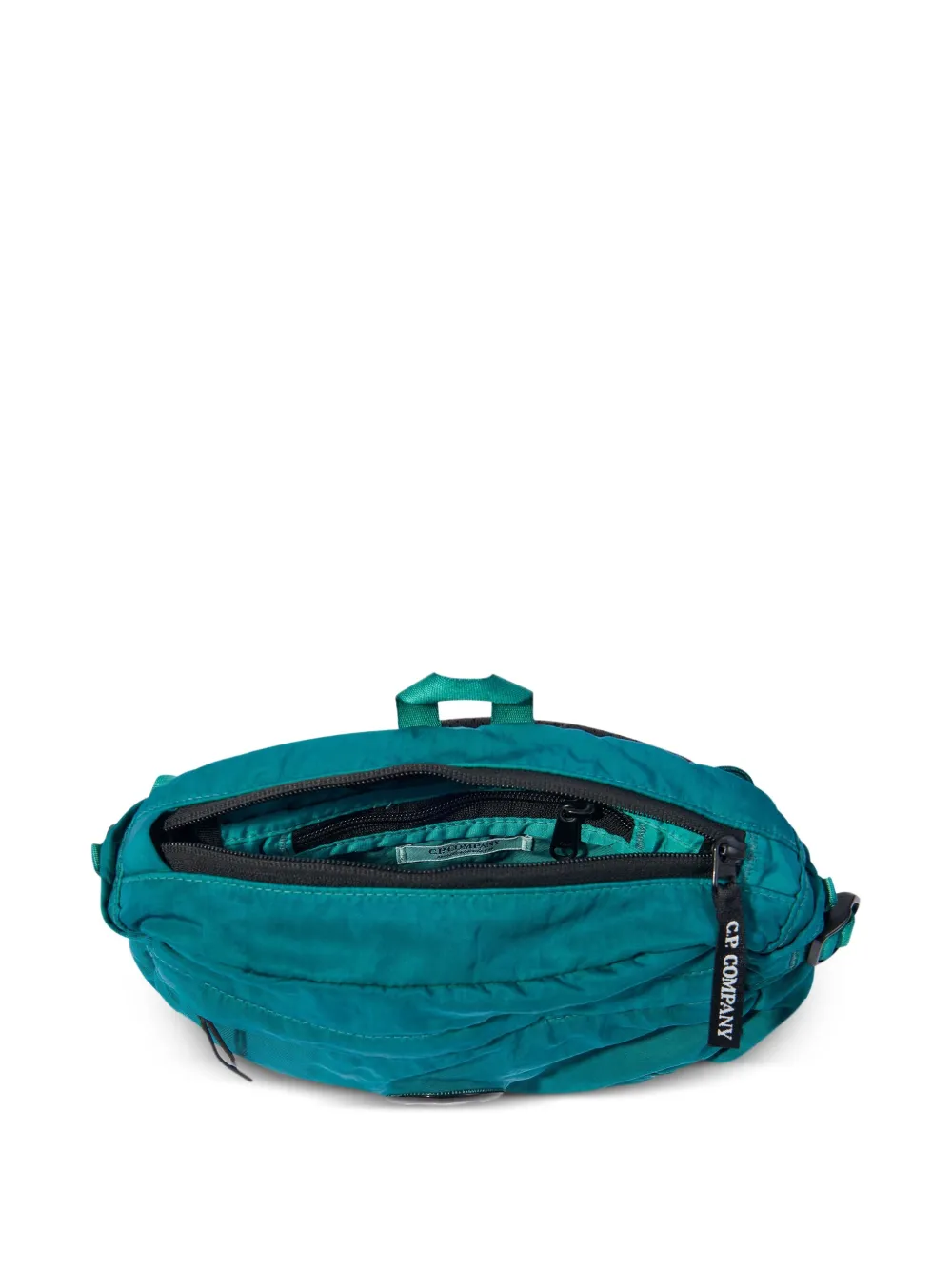 C.P. Company Kids Crossbodytas met Lens-detail Groen