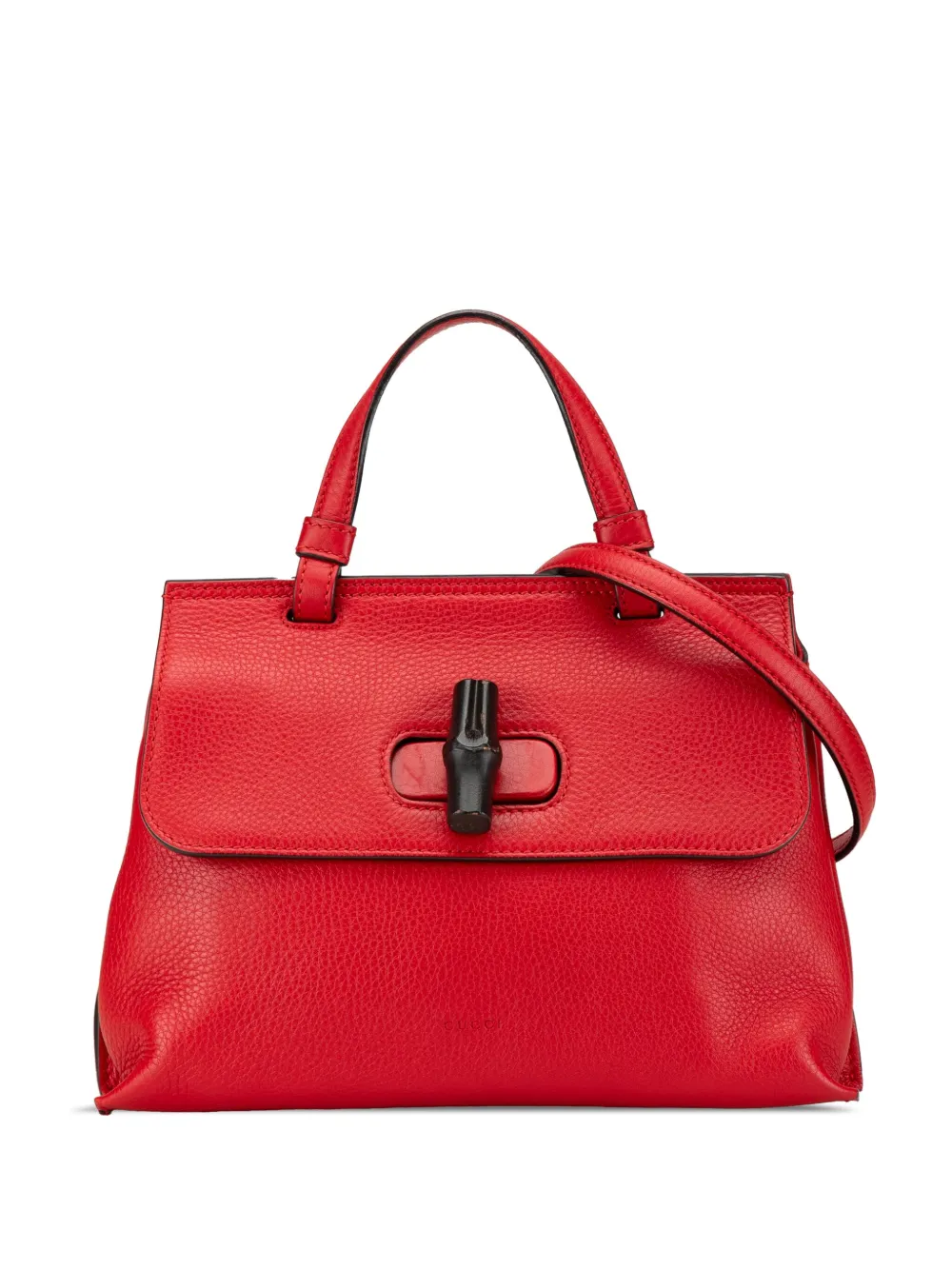 美品】GUCCI グッチ バンブーデイリー 2WAY グレージュ レザー