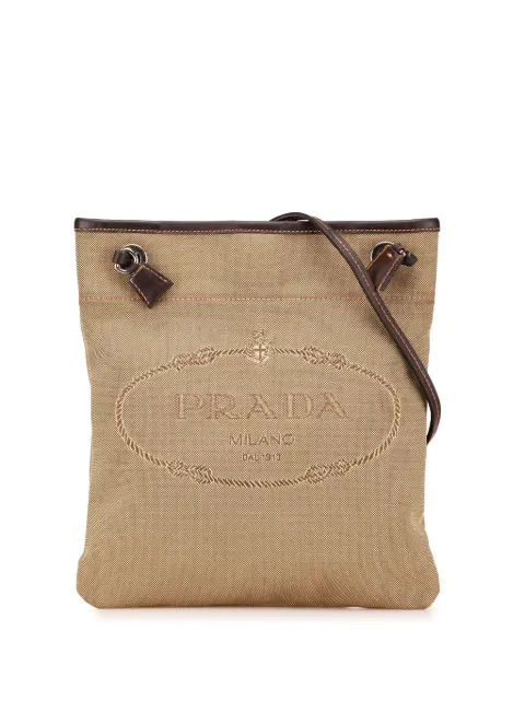 Prada Pre-Owned 2010-2024 Canvas Canapa Logo crossbody bag