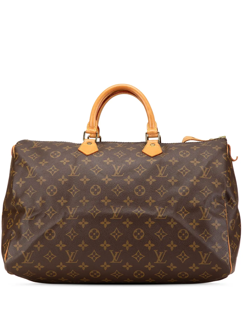 Louis Vuitton Pre-Owned 1992 モノグラム スピーディ 40 ボストンバッグ - ブラウン Louis Vuitton Pre-Owned 1992 モノグラム スピーディ 40 ボストンバッグ - ブラウン