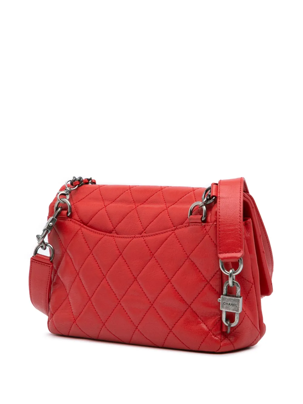 CHANEL Pre-Owned 2016-2017 Small Quilted Goatskin Double Carry Waist Chain Flap satchel | Pre-Owned | Image 2